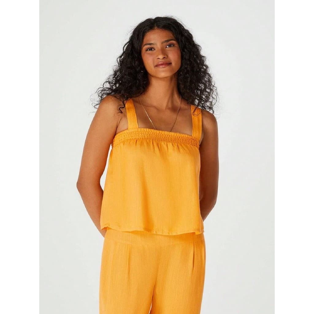 Regata Cropped Com Alças E Decote Reto - HERING