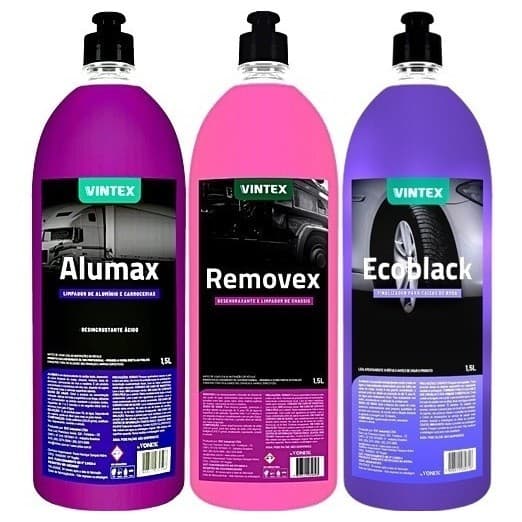 Ecoblack + Alumax + Removex Vintex 1,5l Kit Completo