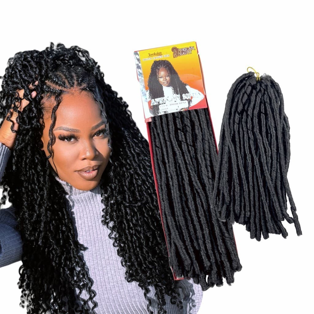 Cabelo Nina African Softex Cacheado Cochet Braid Original African Beauty