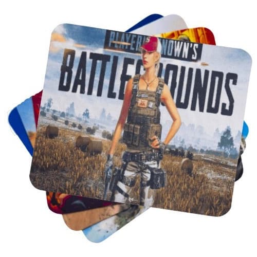Mousepad 25x21 Médio Gamer Varias Estampas Emborrachado