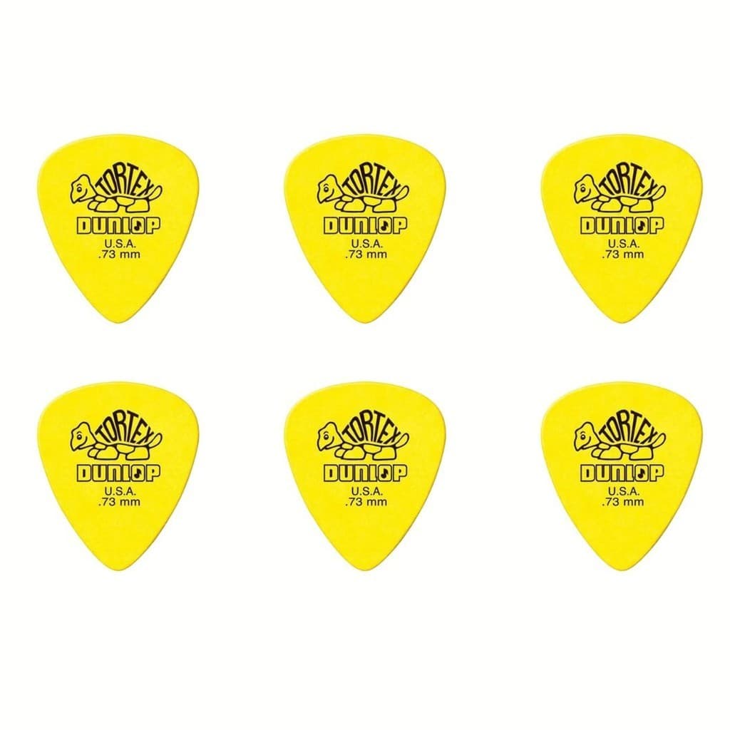 Kit com 6 Palhetas Tortex 0,73mm Dunlop