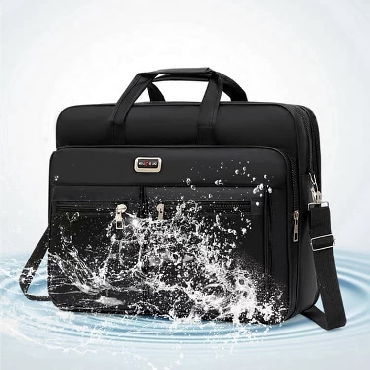 bolsa pasta feminina masculina para professor com alça transversal de ombro novo Promoção