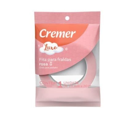 3 UNID Fita para Fraldas Luxo - ROSA