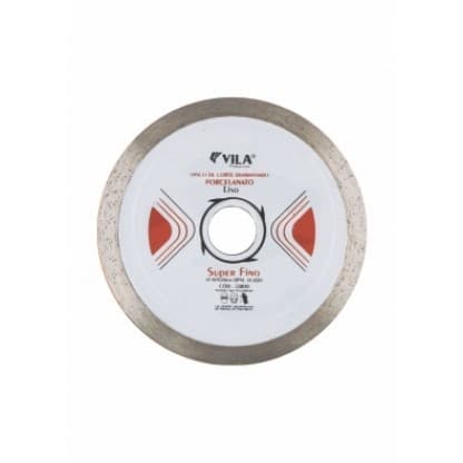 DISCO DIAMANTADO 4.3/8 110MM LISO/CONTINUO FURO 20MM BLISTER VILA -
