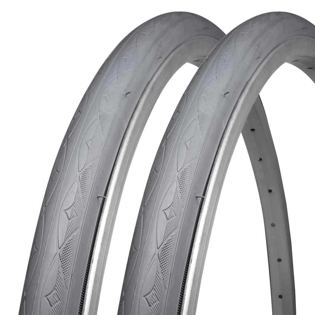 Pneus 25x1 (23-559) Wd para Cadeira de Rodas - Par Cinza