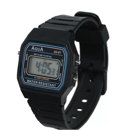 Relógio Masculino barato  Digital De Pulso Marca Aqua Aq 81