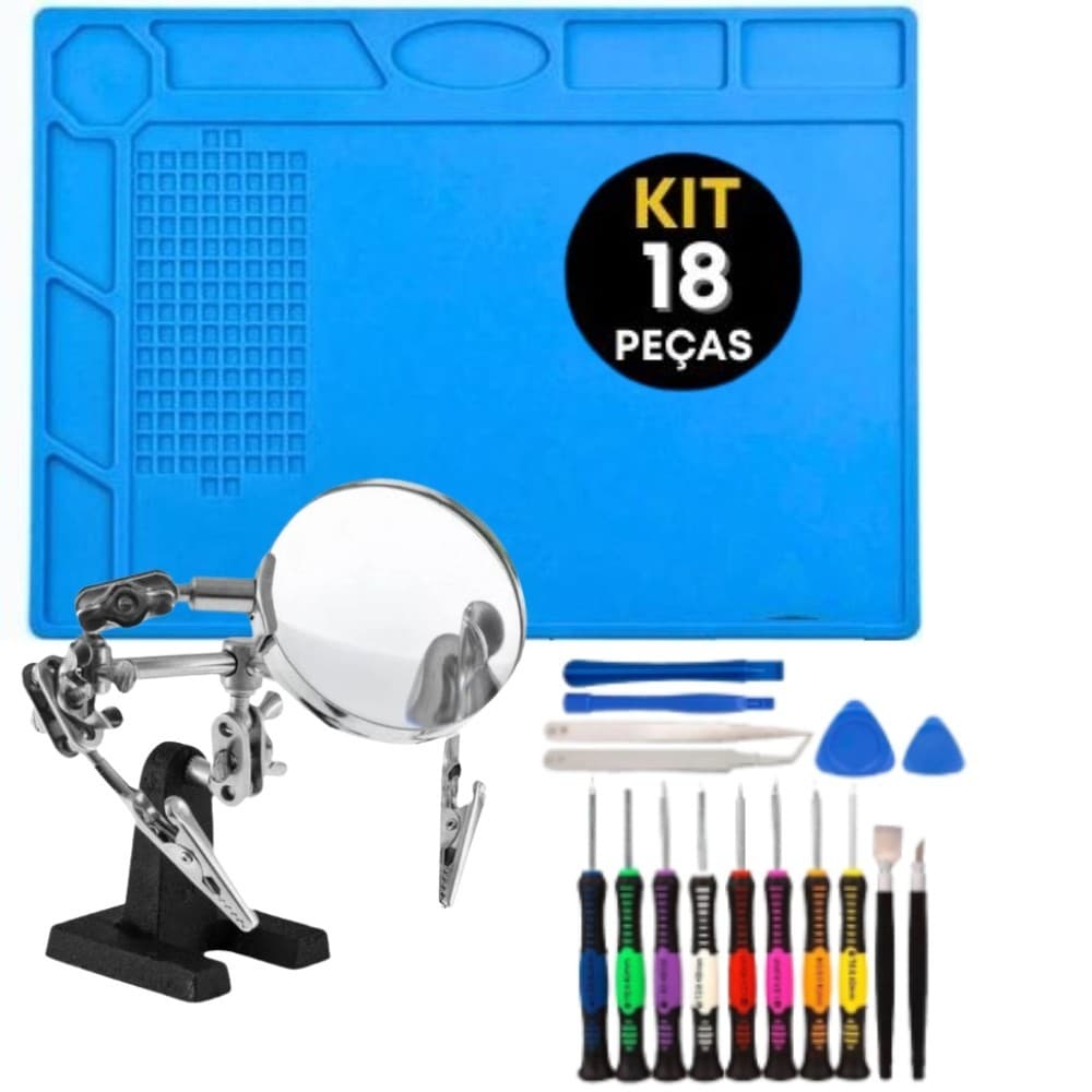 Kit Manutenção Eletrônica Para Celular E Notebook Chaves Precisão Variações