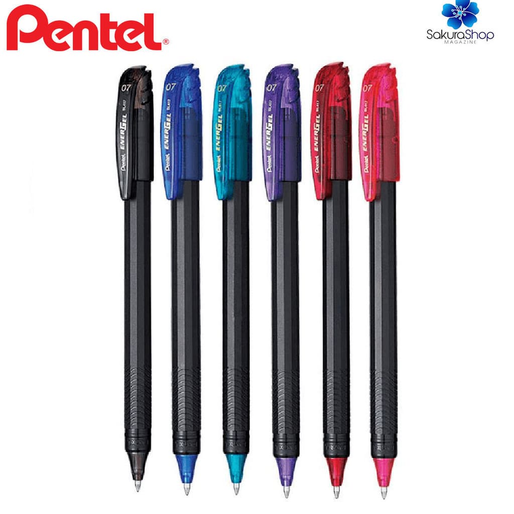 Caneta Gel EnerGel Makkuro PENTEL 0.7 mm
