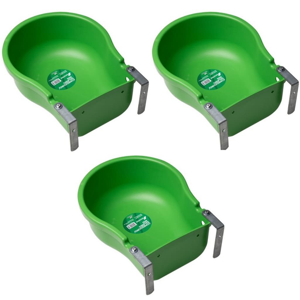 3 Un Comedouro Saleiro Para Ovelha Cavalo Cabra Boi 10 litros