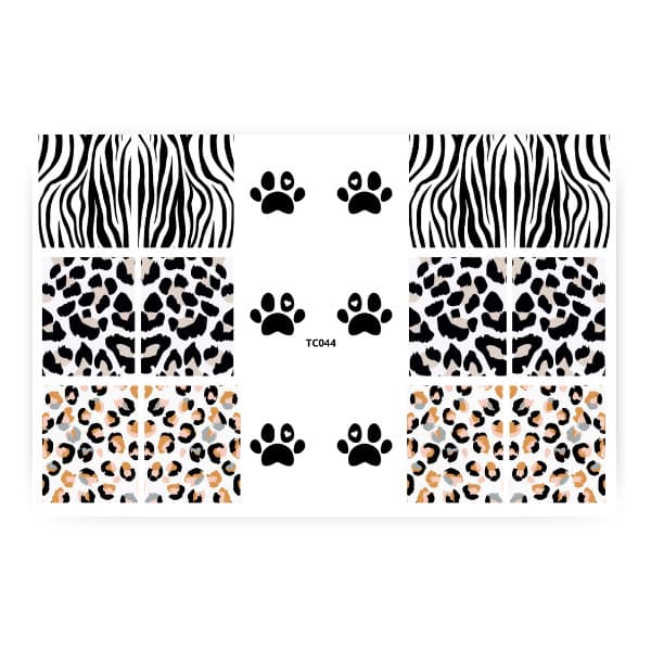 Película de Unha  - Animal Print TC044