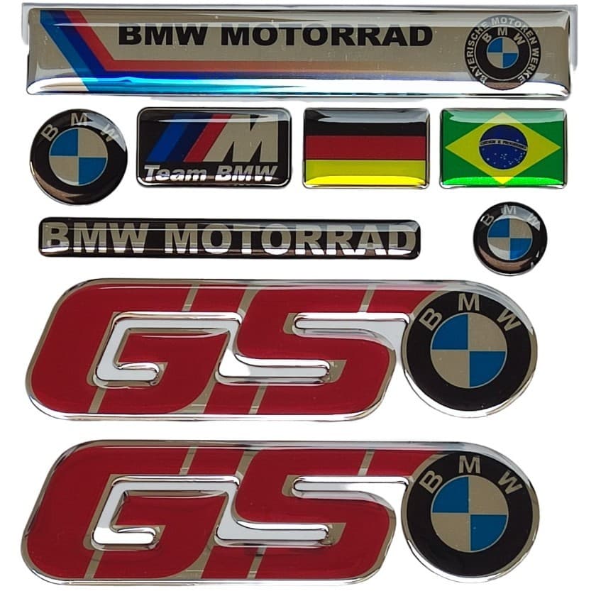 Adesivo Resinado Kit BMW GS (Pequeno) – Vermelho