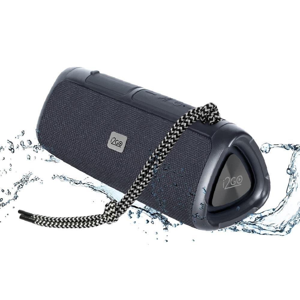 Caixa de Som Bluetooth Portátil i2GO 12W Potente 3 Angle Sound Resistente à Água Sem Fio