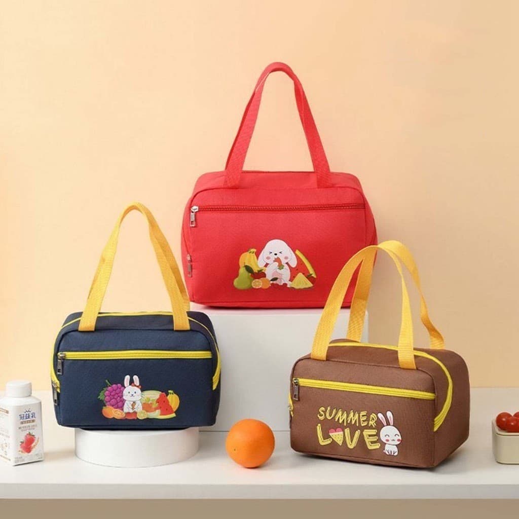 Bolsa Térmica Portátil De Grande Capacidade Bolsa De Almoço Para Estudantes Lolita