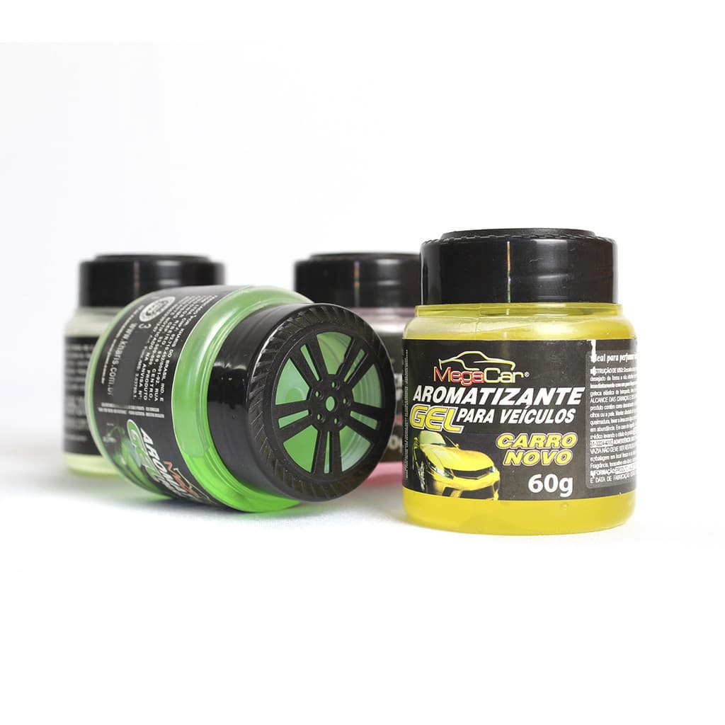 Aromatizante Cheirinho Gel para Carro 60g MegaCar