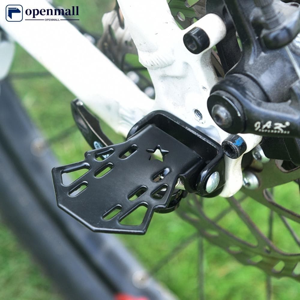 Carro HOME 1 Par De Bicicletas Pedaleira Traseira Dobrável De Aço Manganês Apoio Para Os Pés Roda Manned Bicycle Foot Cycling Accessories A5I5