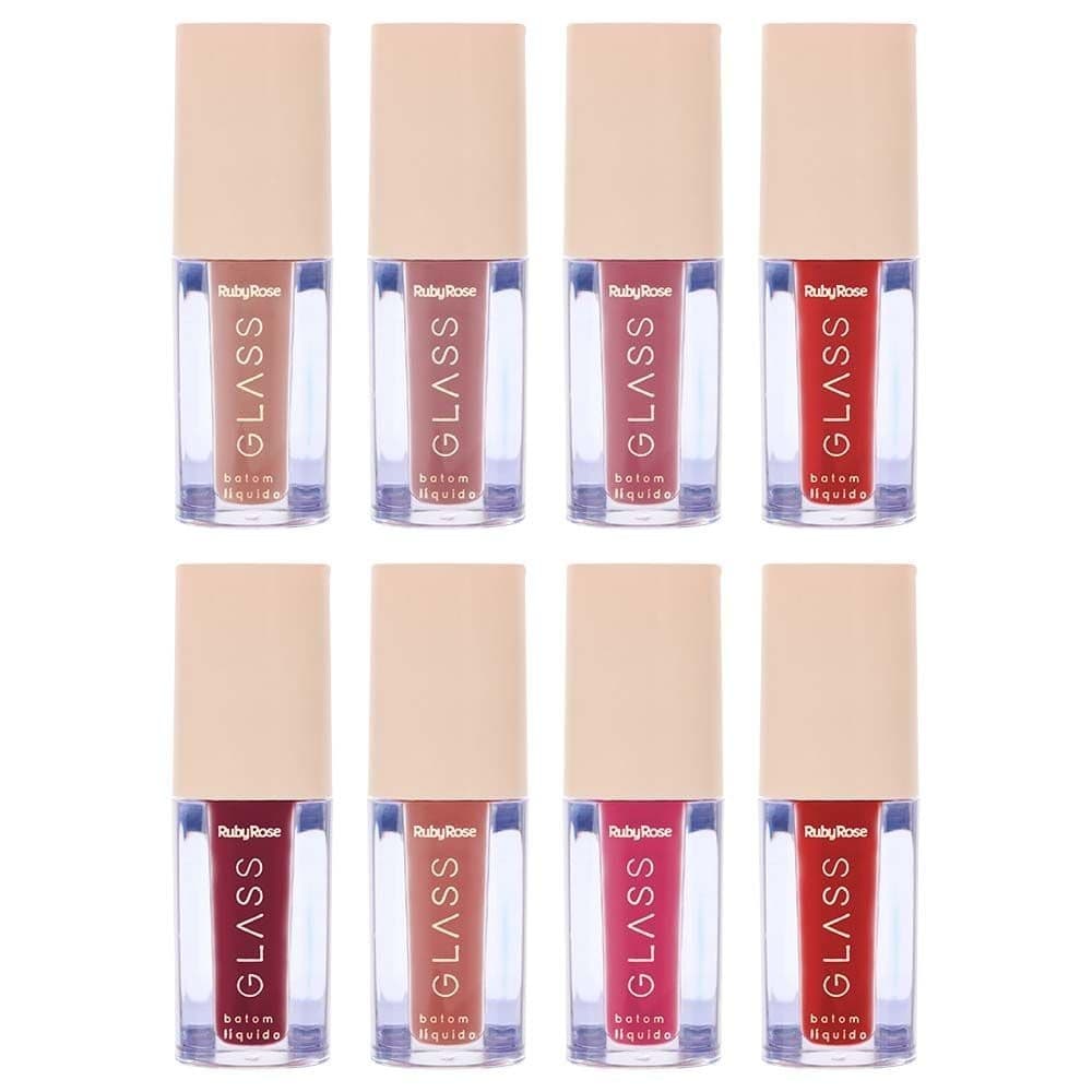 Batom Líquido Velvety Glass 3,5Ml Ruby Rose - Todas as Cores