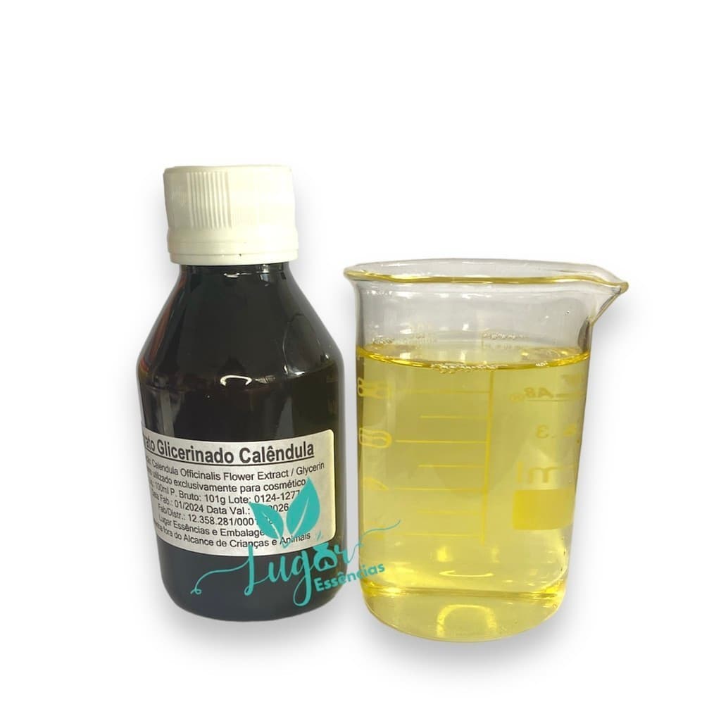 Extrato Glicerinado Calêndula 100ml - Uso Cosmético