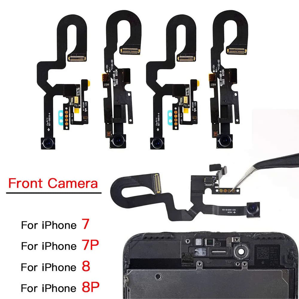 Câmera Frontal Cabo Flex Para Iphone 7 7 8 Plus Face Camera Com Sensor Proximidade Luz E Substituição Do Microfone