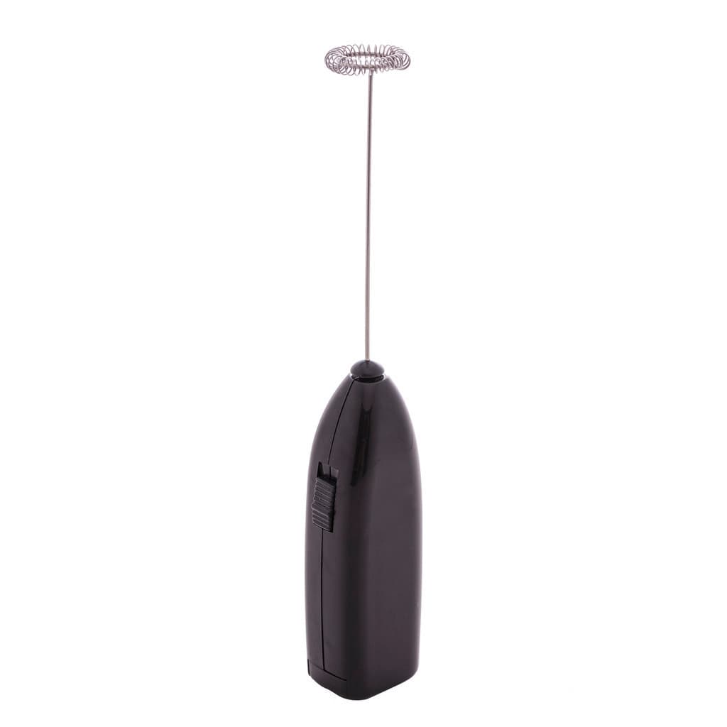 Mini Mixer para Bebidas em Inox e Plastico Preto