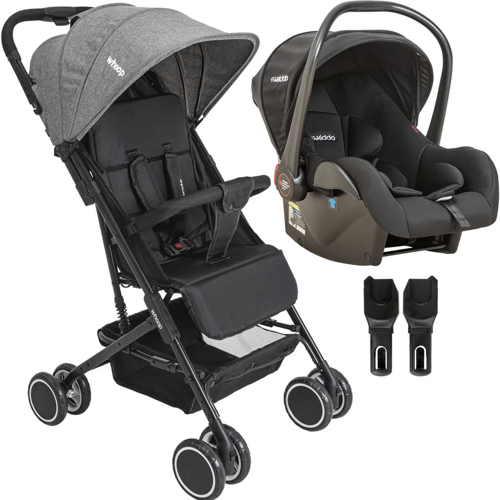 Carrinho de Bebe Mascote Grafite Passeio com Bebe Conforto Kiddo