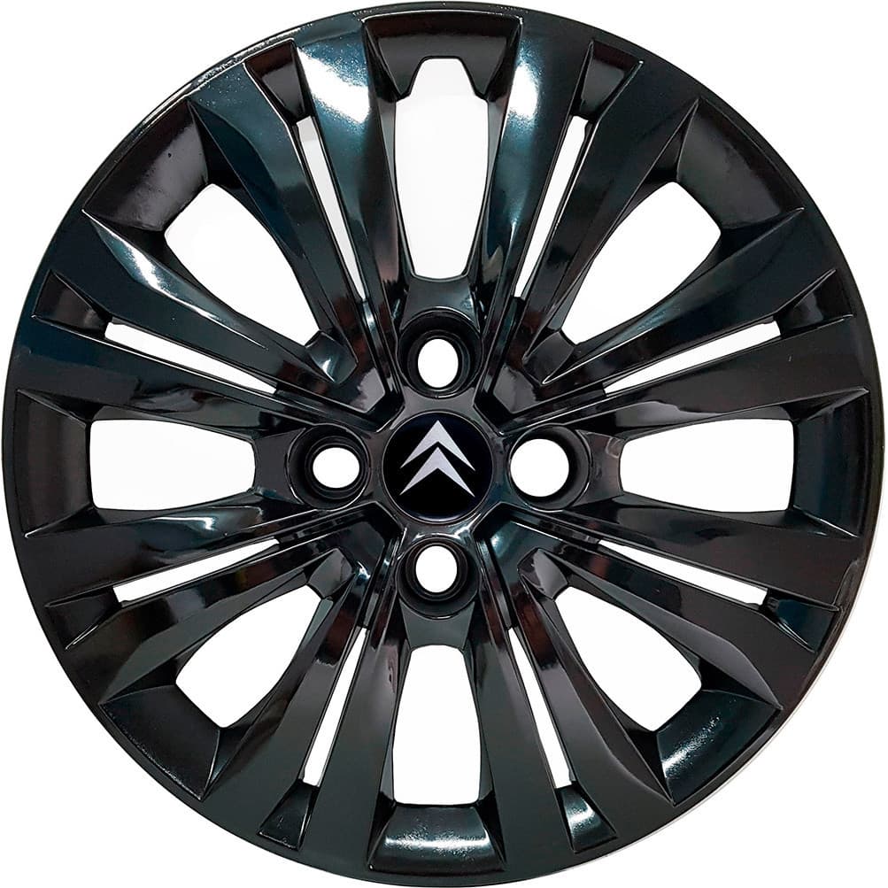 Calota Aro 15 Citroen C3 preta Black Piano G246pbu