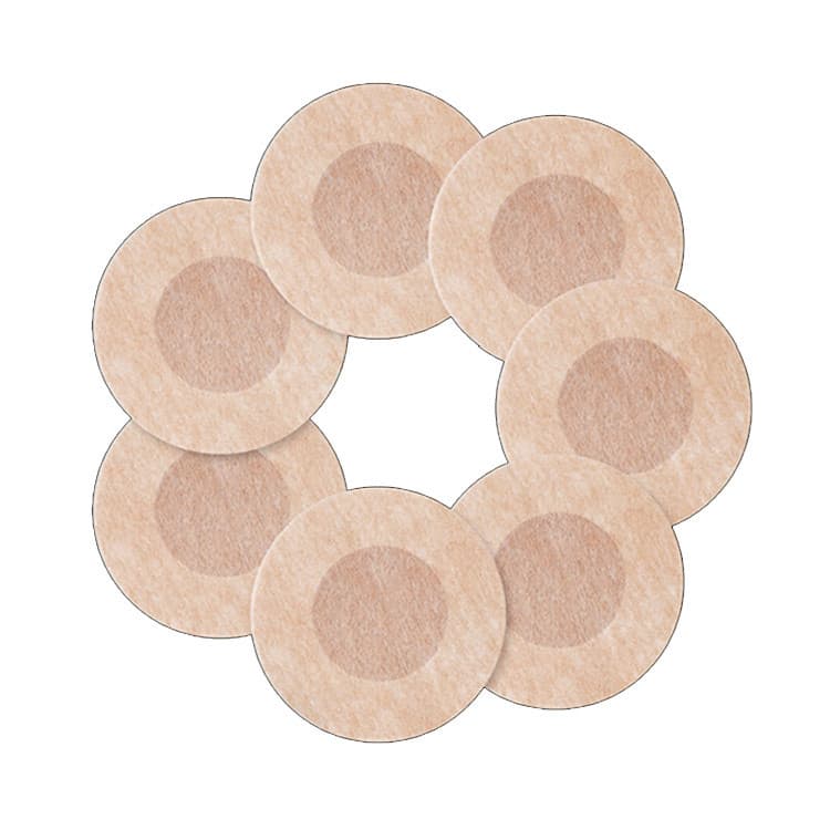 Kit 10 Tapa Mamilo Tradicional Adesivo Redondo Nude Bege Protetor  Bico Aureola Seios Tnt Discreto