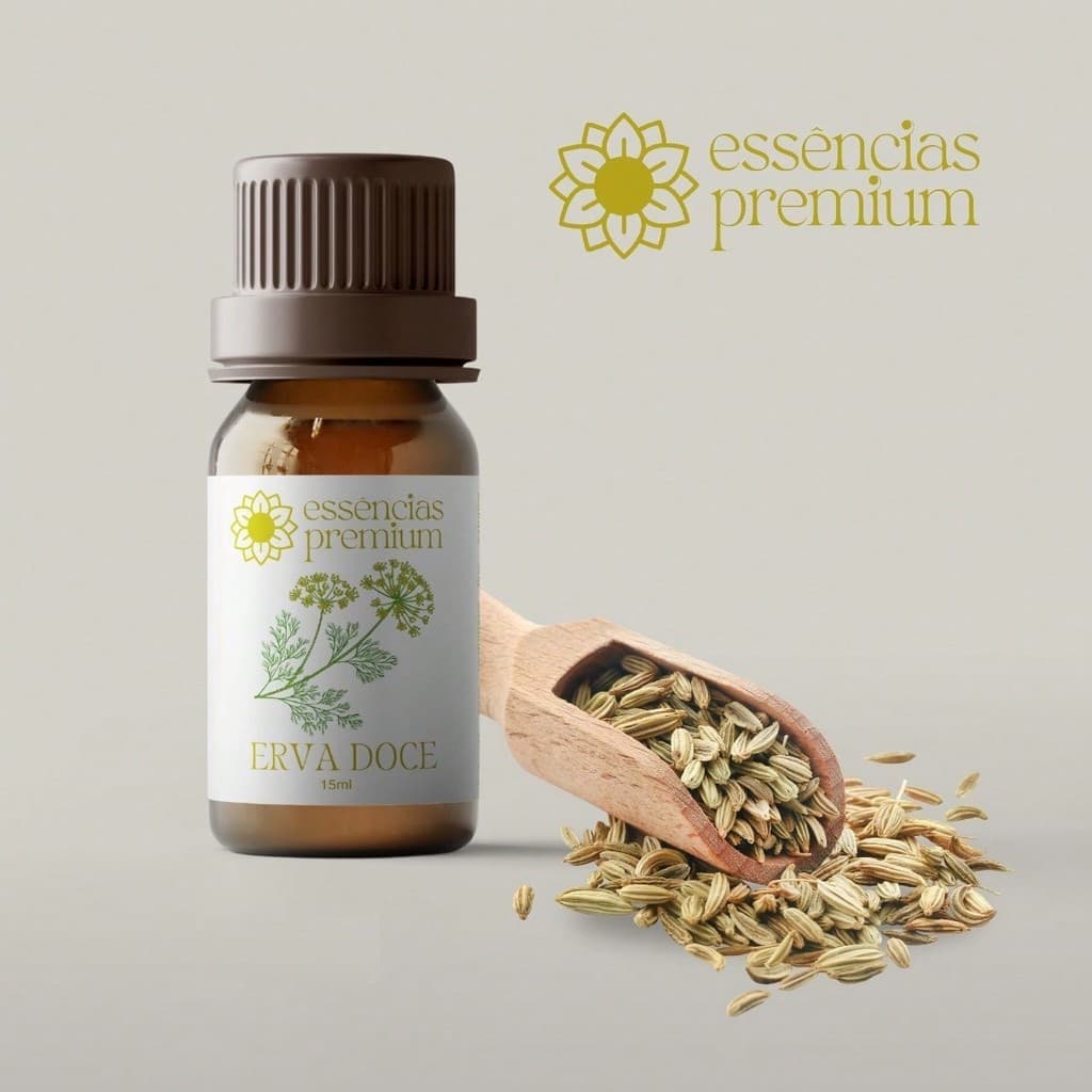 Essência ErvaDoce Para Aromatizador e Difusor de Ambiente 15 ml
