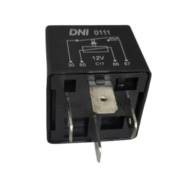 Relé Dni 0111 Auxiliar 12v 4 Terminais 40a S/suporte