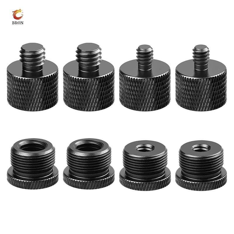 Conjunto De Braços De Microfone De Suporte , Adaptadores De Rosca-5/8 Fêmea A 3 Macho E 1/4 Etc .