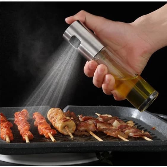 Spray Pulverizador Borrifador Azeite Vinagre em Vidro Promoções 100Ml