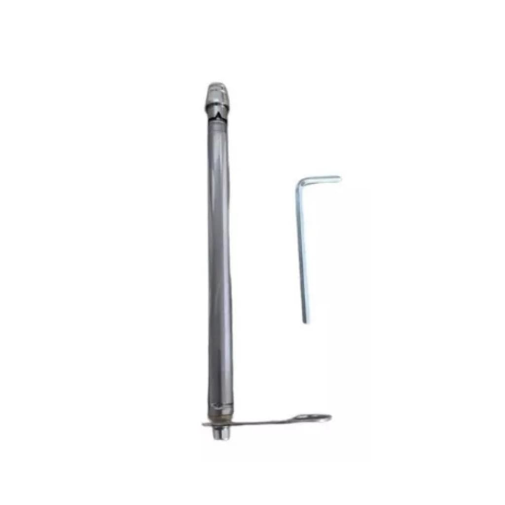 Antena De Metal Corta Pipa 7 Estágios Retrovisor Cromada