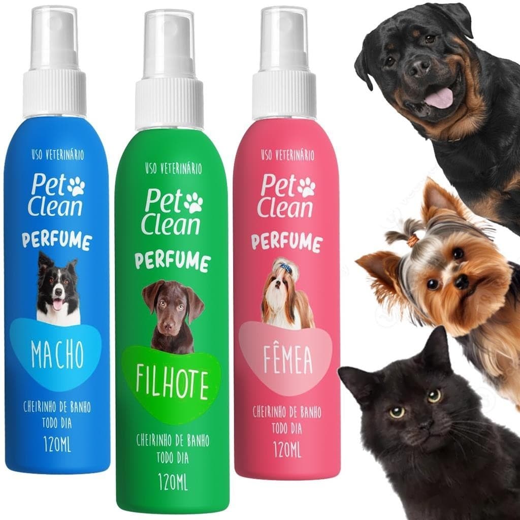 Perfume Para Gato E Cachorro E Banho E Tosa Pet 120ml