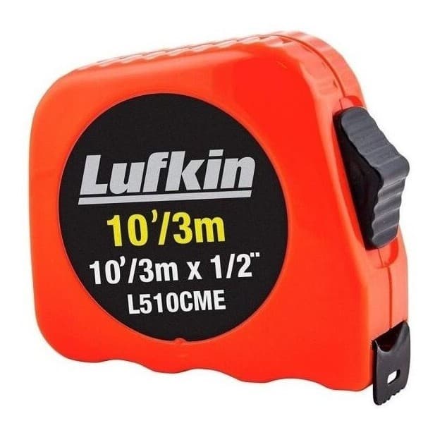 Trena Lufkin 3 Metros + Certificado De Calibração Rastreável