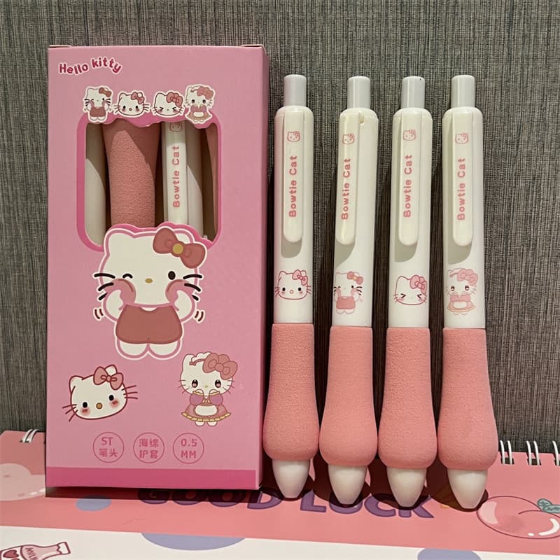 Caneta Hello Kitty Sponge Ins Style De Esponja Estilo Papelaria criativa presente prêmio material estudantil Material de escritório