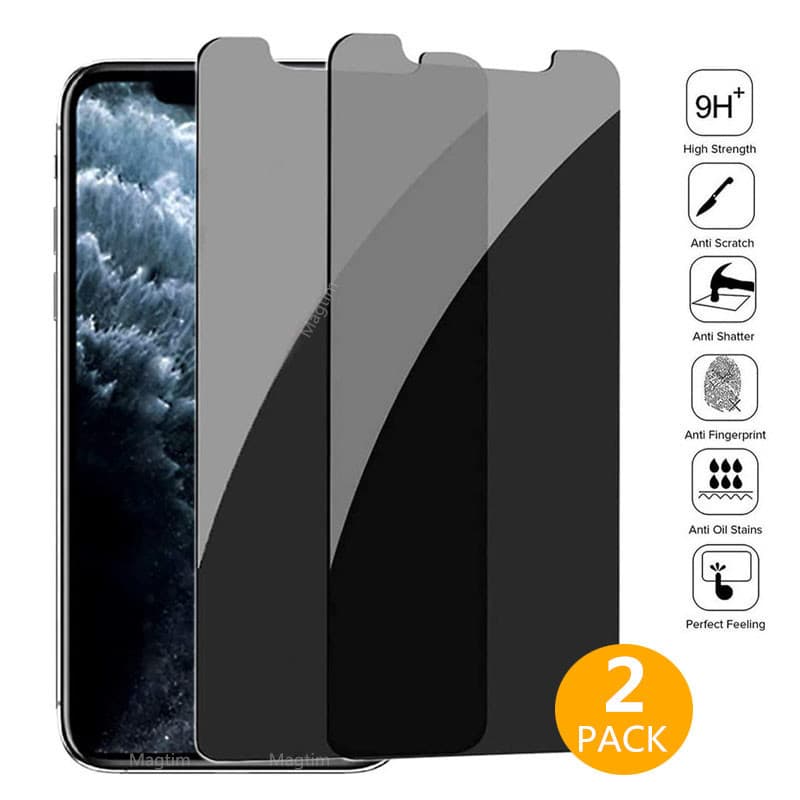 Película de vidro Anti Spy Todos Modelos Privacidade Para Ios iPhone 11 12 13 14 15 Pro Max 7 8 Plus SE 2023 XS Max XR