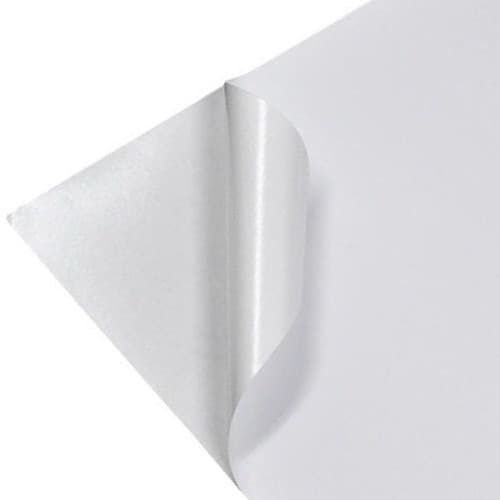 Vinil Adesivo Branco Brilhante 135G A4 - 10 folhas ( Jato de Tinta - Resistente à água )