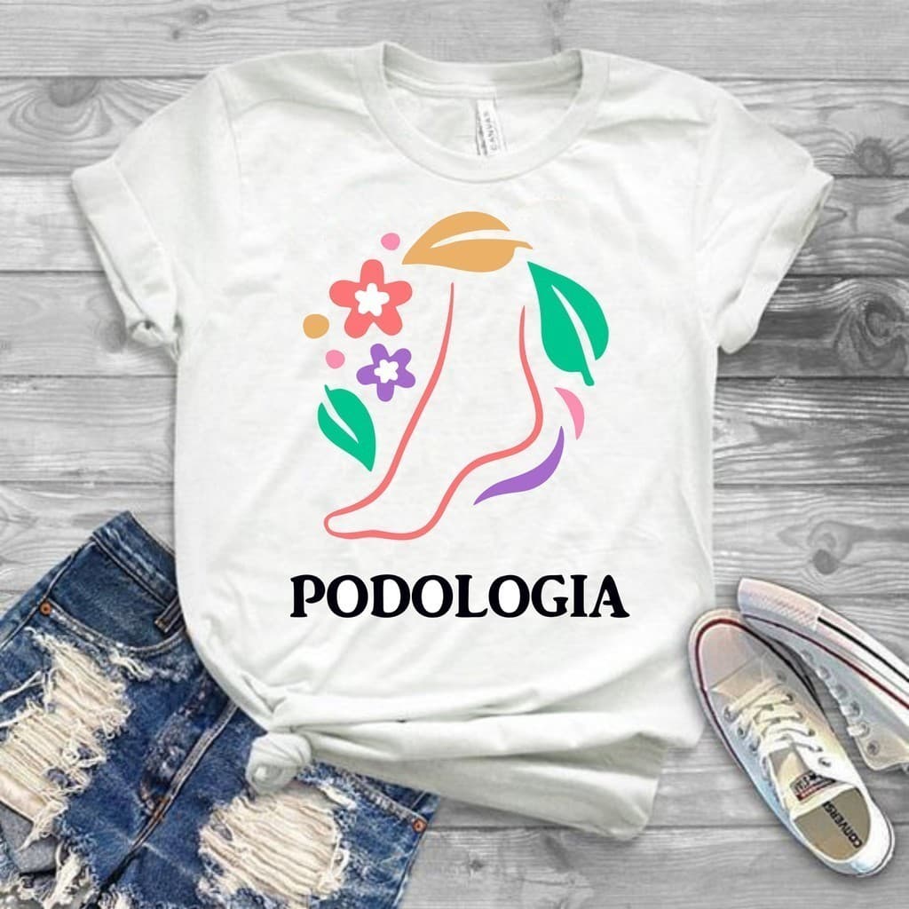 Camisa Camiseta  Podologia Blusa Blusa T-shirt 551 SH. CP