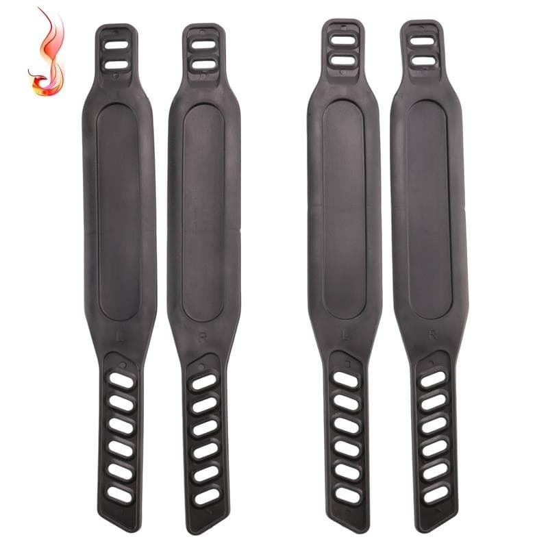 2 Pares De Cintas Para Pedal De Bicicleta Universal De Comprimento Ajustável Ciclo De Exercício De Fiação Casa Ou Ginásio