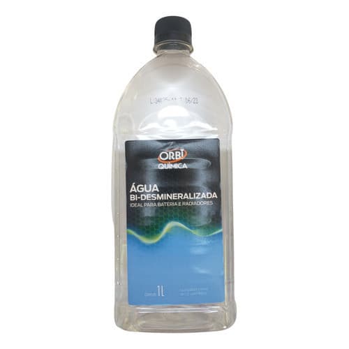 Água Bi-desmineralizada Radiador E Bateria 1lt Orbi Quími