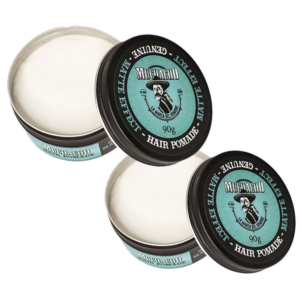Kit 2 Pomadas Modeladoras Fixadoras Muchacho Matte Efeito Seco - Leve Mais por Menos