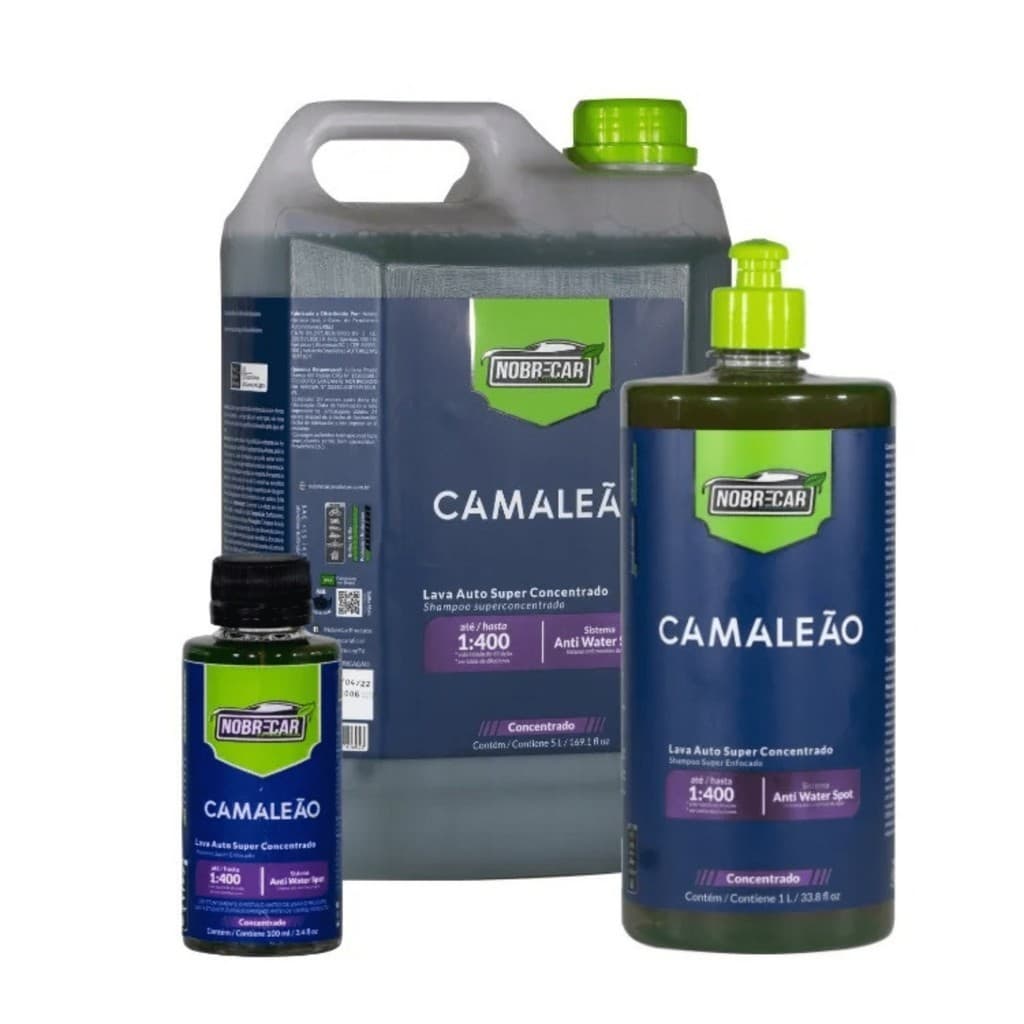 SHAMPOO CAMALEÃO 1L 1/400 - NOBRECAR