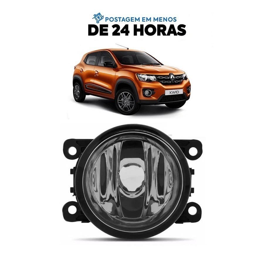 Farol de Milha Auxiliar Neblina Renault Kwid 2017 2018 2019 2020