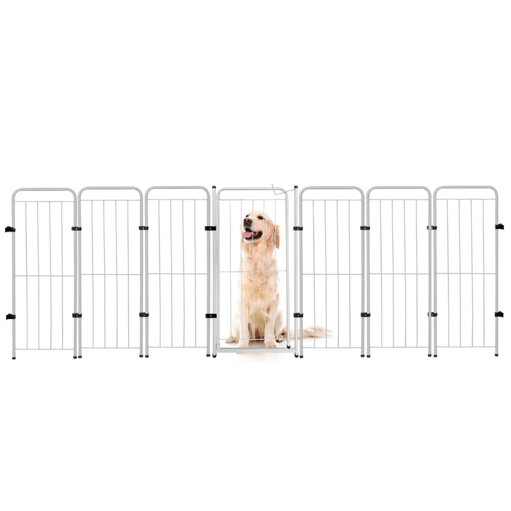 Cercado Cachorro Caes Grande Portao + 6 Modulos 269x98cm