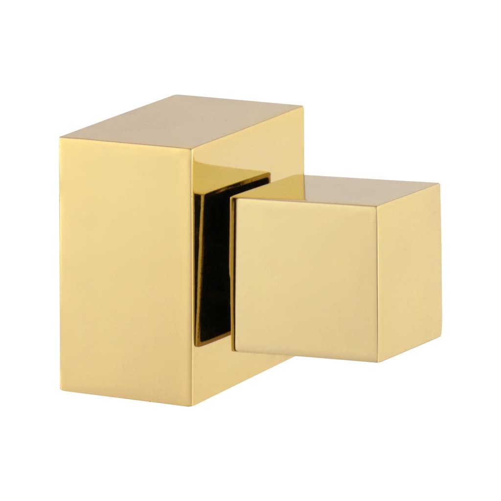 Acabamento Para Registro Geral Banheiro Chuveiro Quadrado 50mm 1.1/2" 1.1/4" Dourado Brilhante Padrão Deca Metal