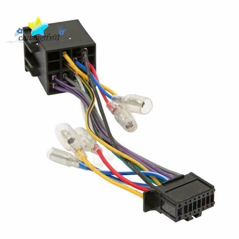 💕Conector De Chicote De Fiação Padrão De Rádio Estéreo De Carro ABS 16 Pinos PI100 Cabo De Plugue Para Pioneer 2003-On