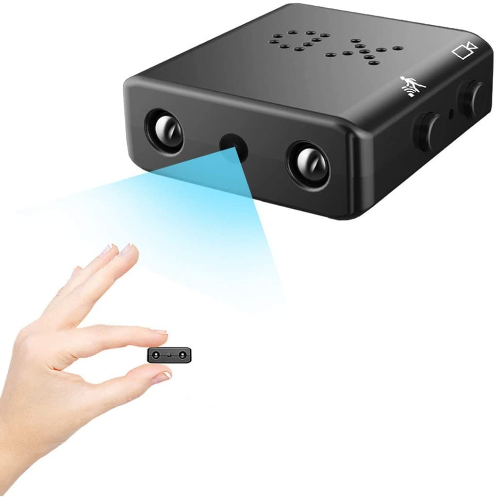Mini Câmera Escondida XD-1 C/ Bateria Micro Filmadora Segurança Pequena Discreta Grava Audio e Video