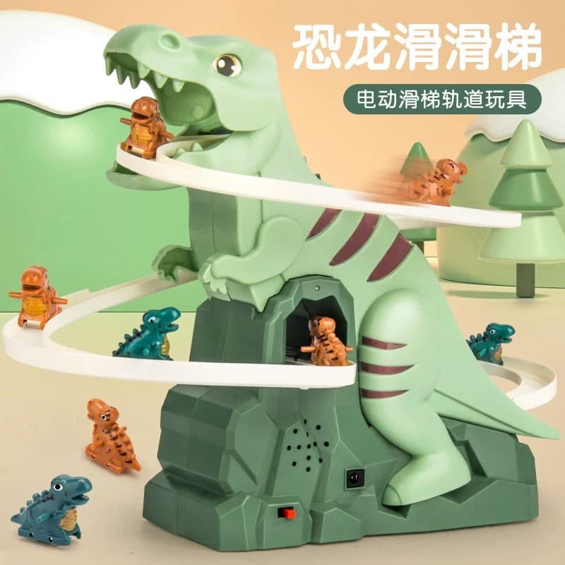 Brinquedo Pista Dinossauro Escorregador Divertido Criança