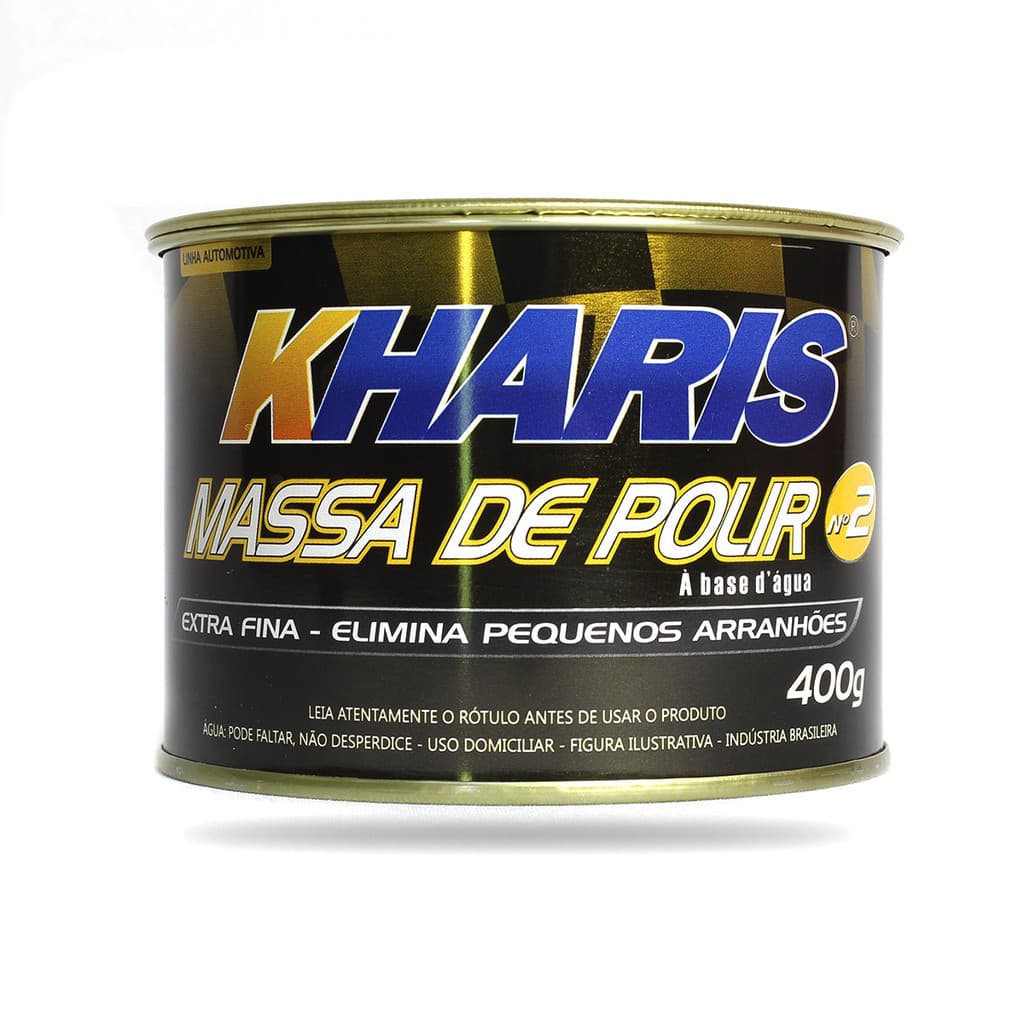 Massa de Polir Extra Fina N 2 400g Kharis