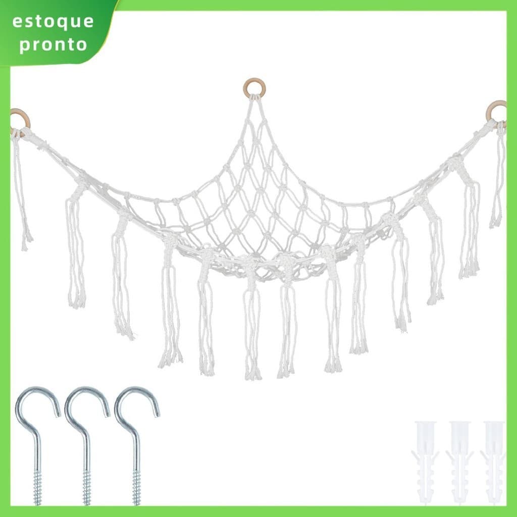 Animal De Pelúcia Net Elástico Brinquedo Rede Macrame Canto Pendurado Titular Decoração Para Casa SHOPSKC6994