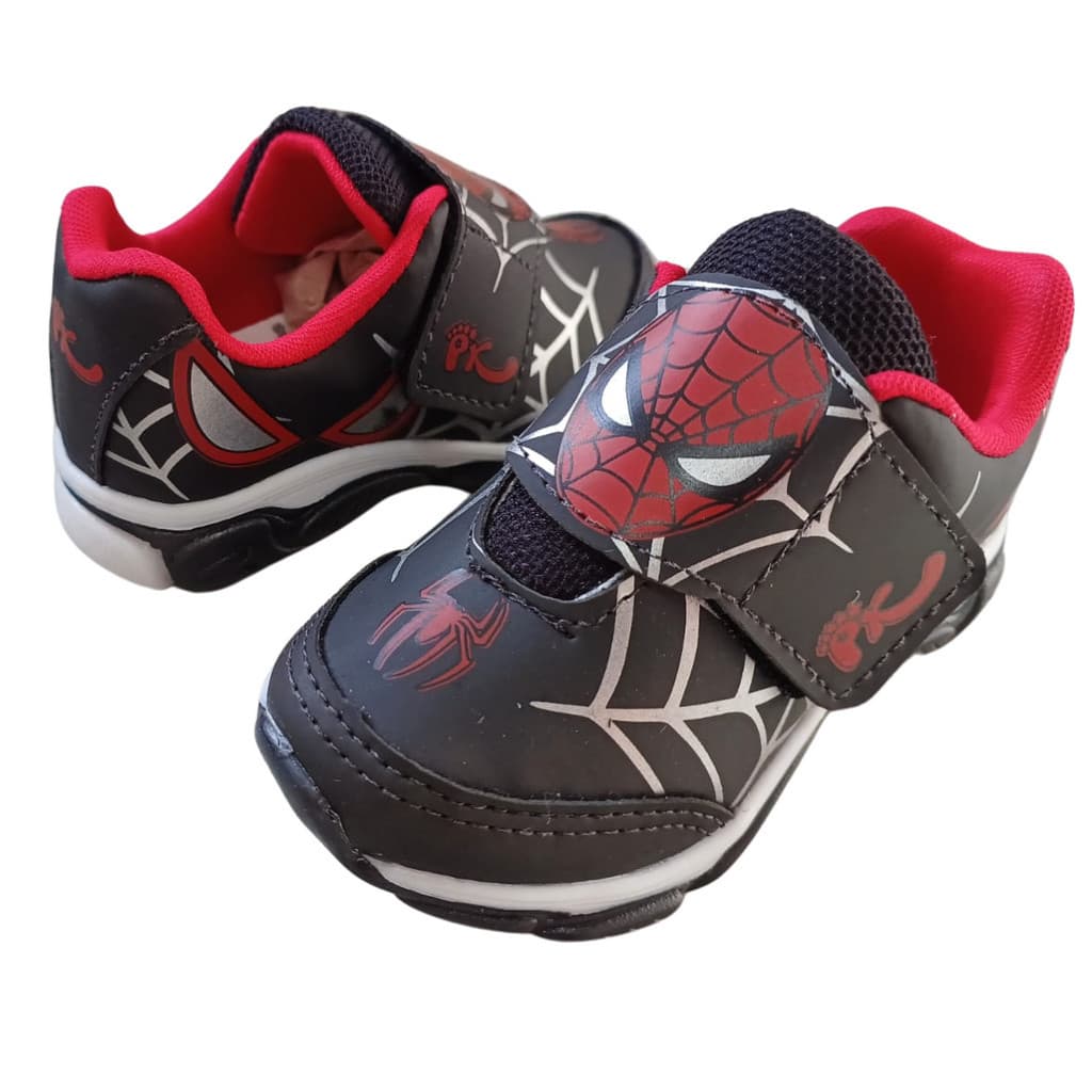 Tênis Infantil Masculino Luzinha Menino Aranha